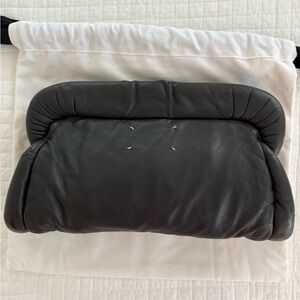 Maison Martin Margiela Black Leather Clutch